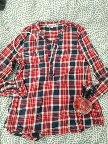 Chemise à carreaux vintage