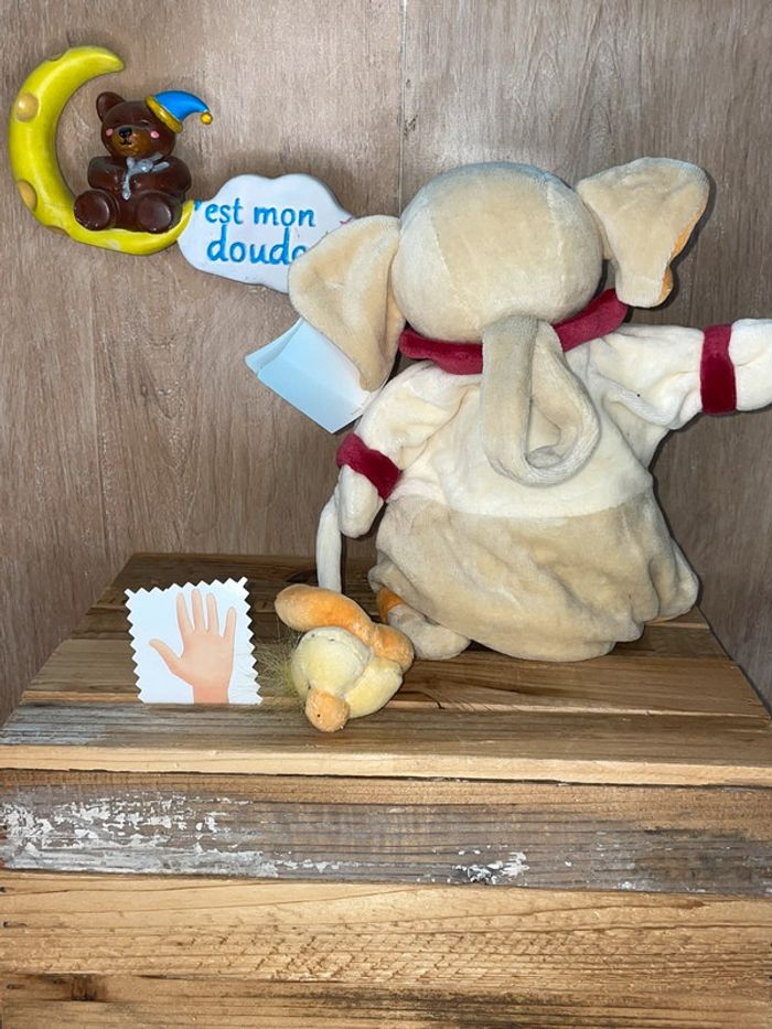 NAT235 doudou éléphant 🐘 malice babynat - photo numéro 2