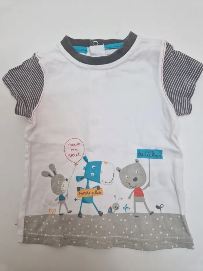 T-shirts garçons 6 mois 👕 - photo numéro 4