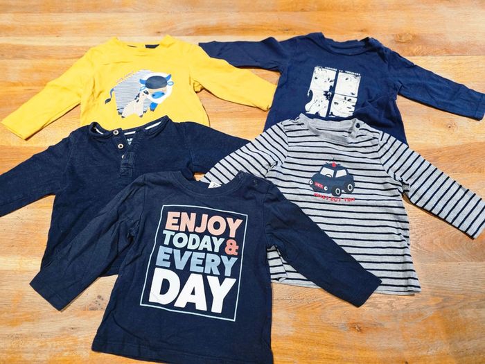 Lot 5 Tee-shirt manches longues