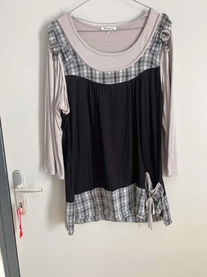 Blouse femme grise 46/48 🔴