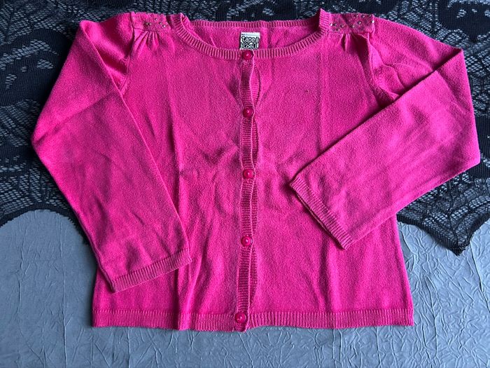 Gilet petite fille « Tape à l’œil »