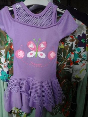 Robe lilas résille 24M