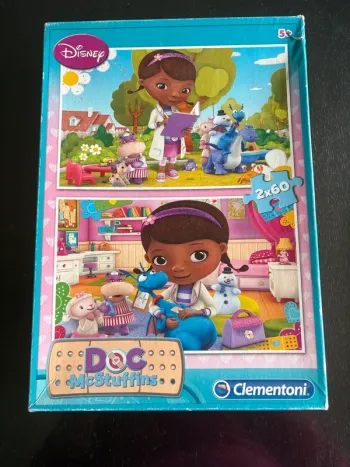 2 puzzles 60 pièces Doc mc stuffins