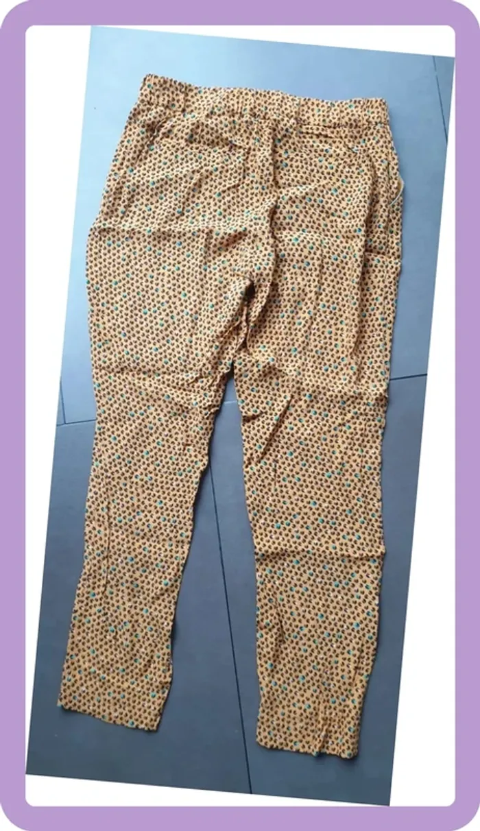Pantalon léger léopard 36 - photo numéro 2