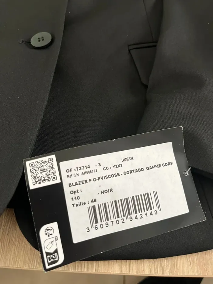 Veste de service serveuse Lafont taille 48 neuve - photo numéro 2