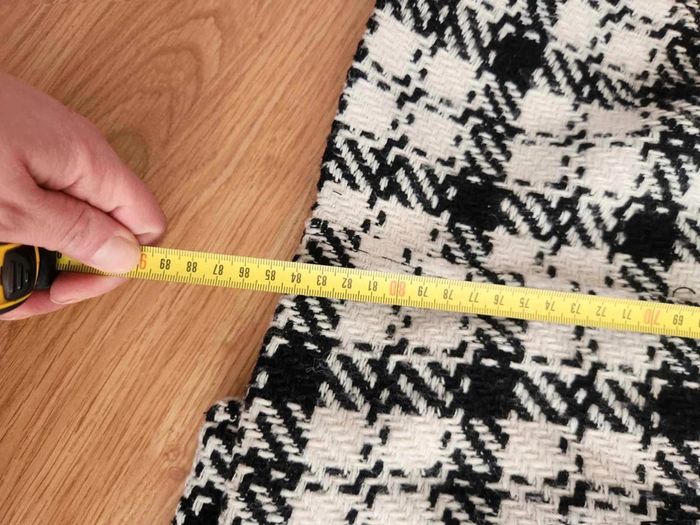 Manteau  mi longue  à  carreaux  tweed - photo numéro 2