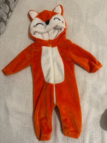Déguisement renard bebe 6 / 9 mois