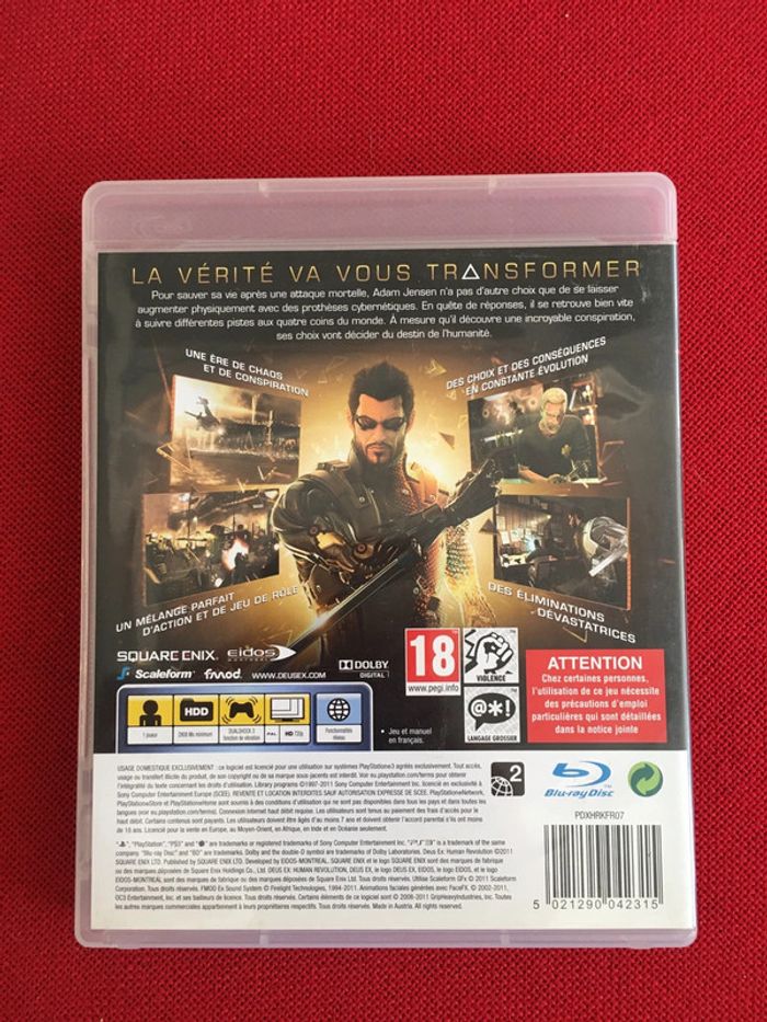 PlayStation 3 Deus ex Human revolution - photo numéro 2