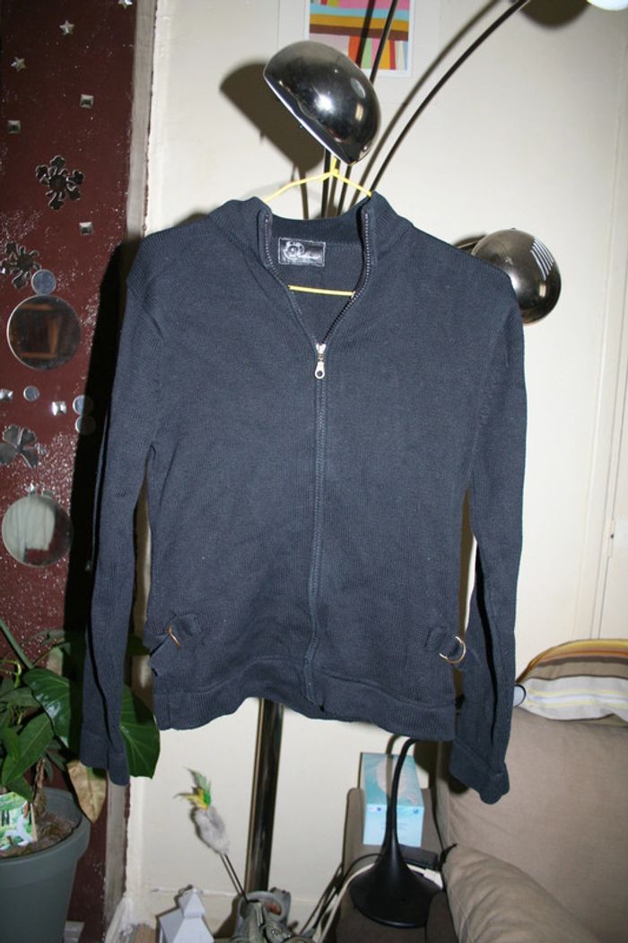 🌸Gilet noir zippé Taille 16 ans 🌸