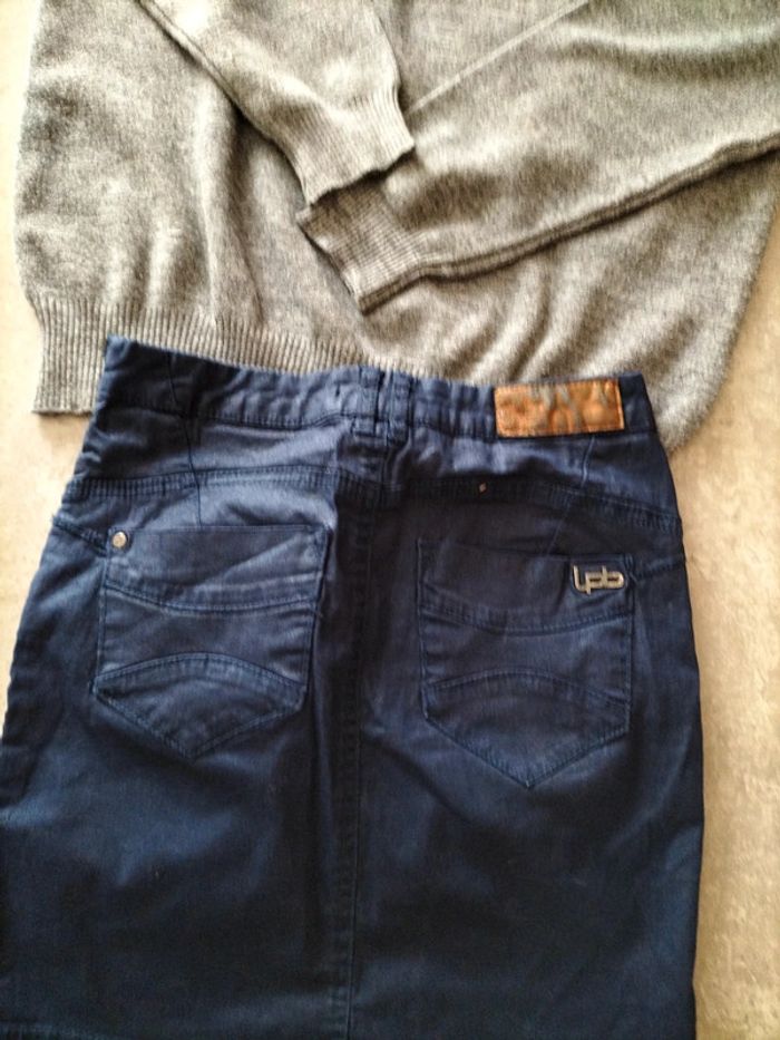 Jupe bleue/violette - photo numéro 5