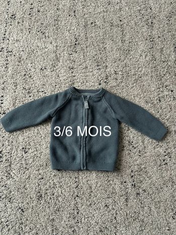 Gilet garçon 3/6 mois