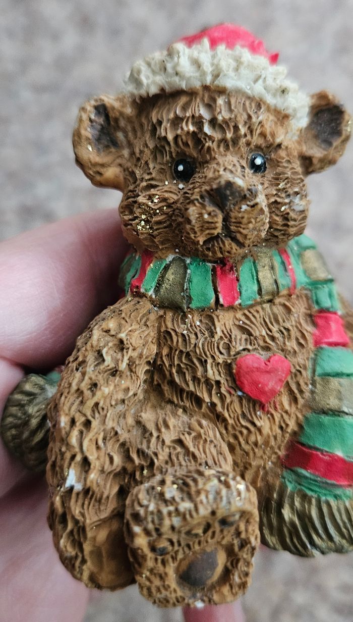 Bibelot ours tenue de Noël - photo numéro 5