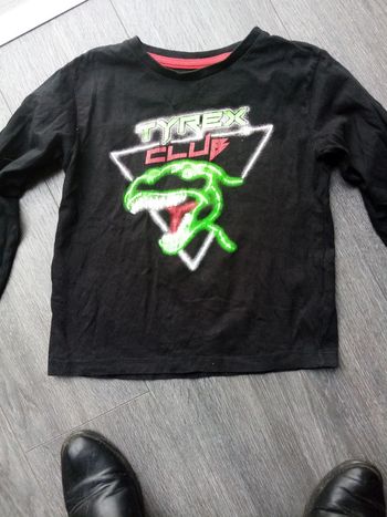 Tee shirt manche longue T-rex 8A