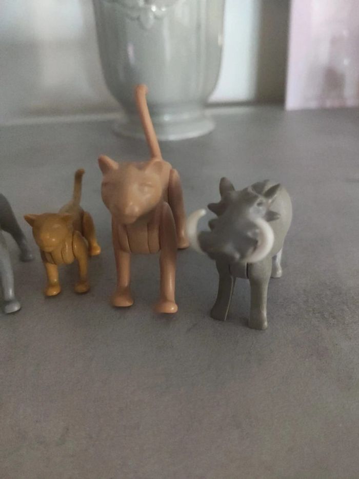 Playmobil Puma, phacochère et loup - photo numéro 3