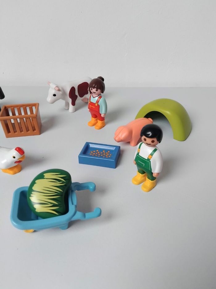Playmobil 123 Animaux de  Ferme 71158 Complet 🐄 - photo numéro 3