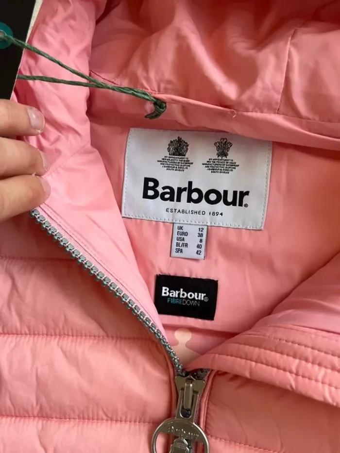 Manteau Sans Manche Barbour Rose M - photo numéro 3