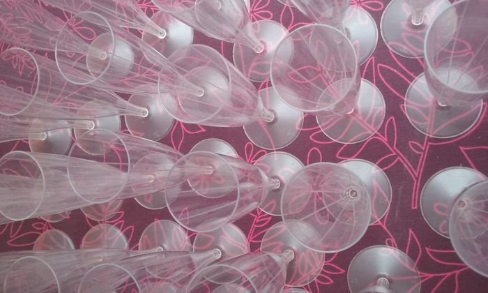 31 flûtes à champagne plastique - photo numéro 3