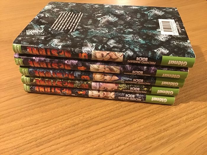 Lot 5 mangas Dr.Stone tomes Glenat très bon état - photo numéro 4