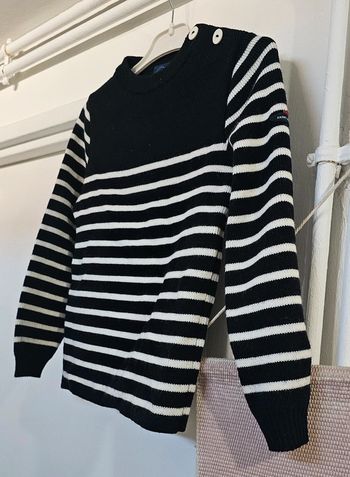 Pull Marinière laine Saint James Taille 8 ans
