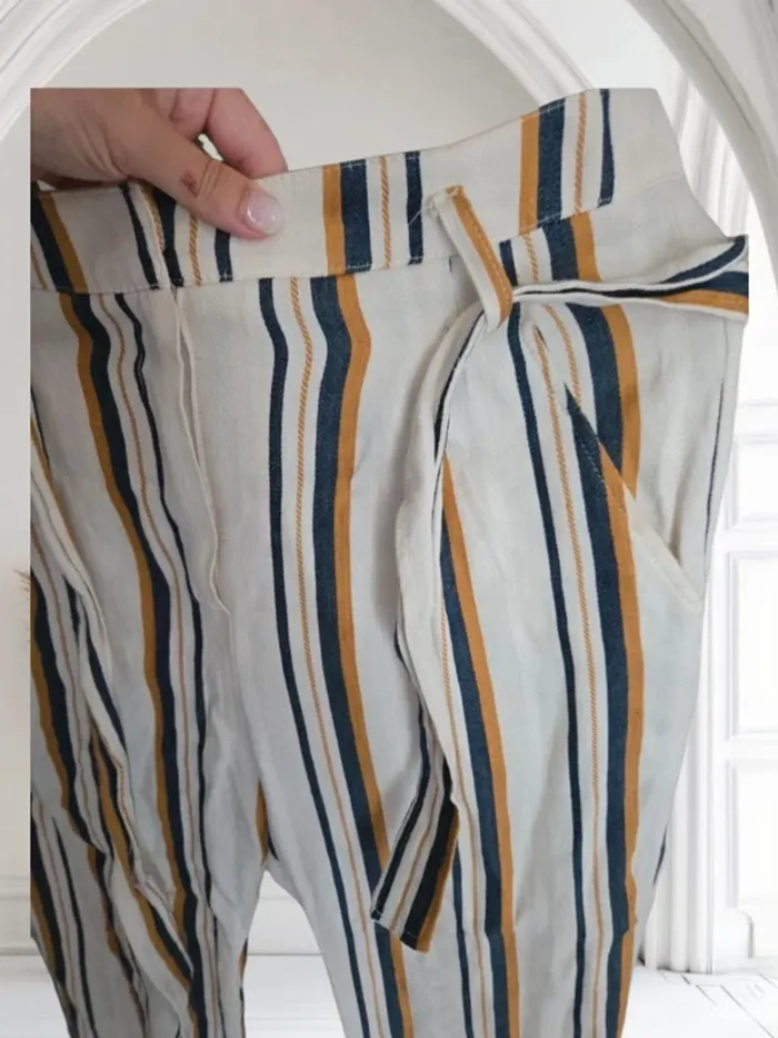 Pantalon droit neuf la petite française taille 36 - photo numéro 3