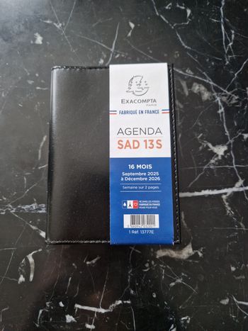 Agenda exacompta neuf noir