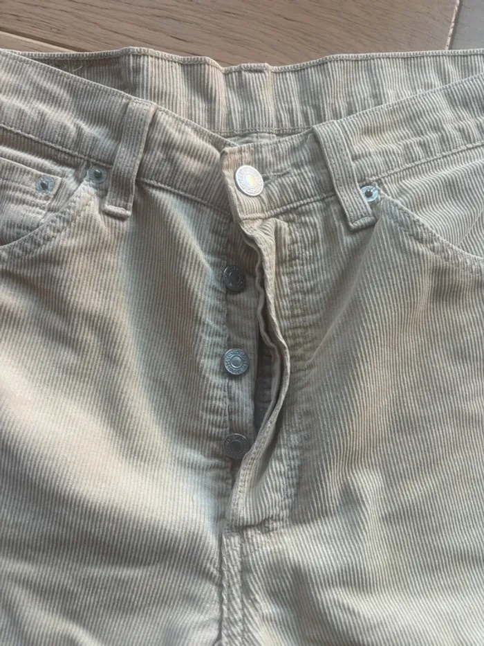 Jean Lévis velours beige - photo numéro 4
