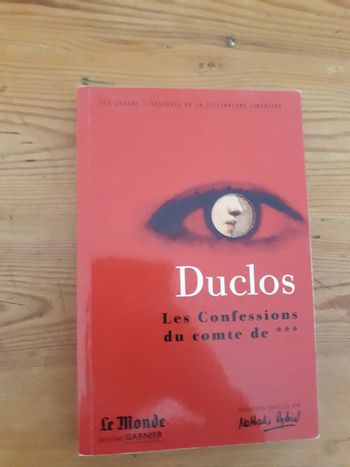 Roman Duclos - Les Confessions du Comte de
