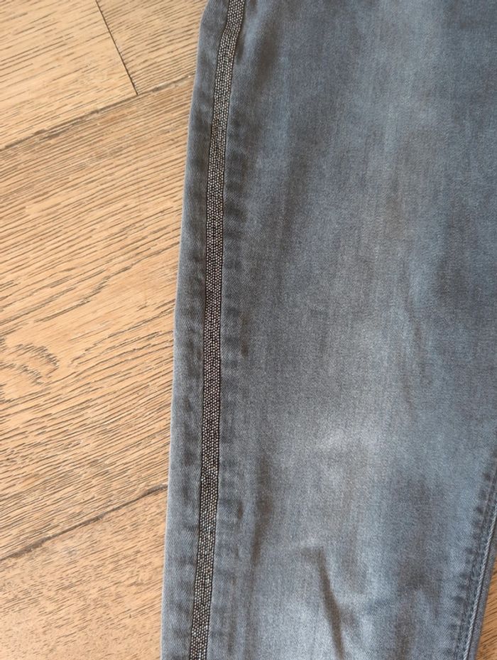 Jean skinny taille haute clouté ikks 16 ans - photo numéro 4