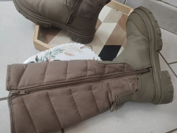 Bottes grises hiver Zara 31 - photo numéro 5