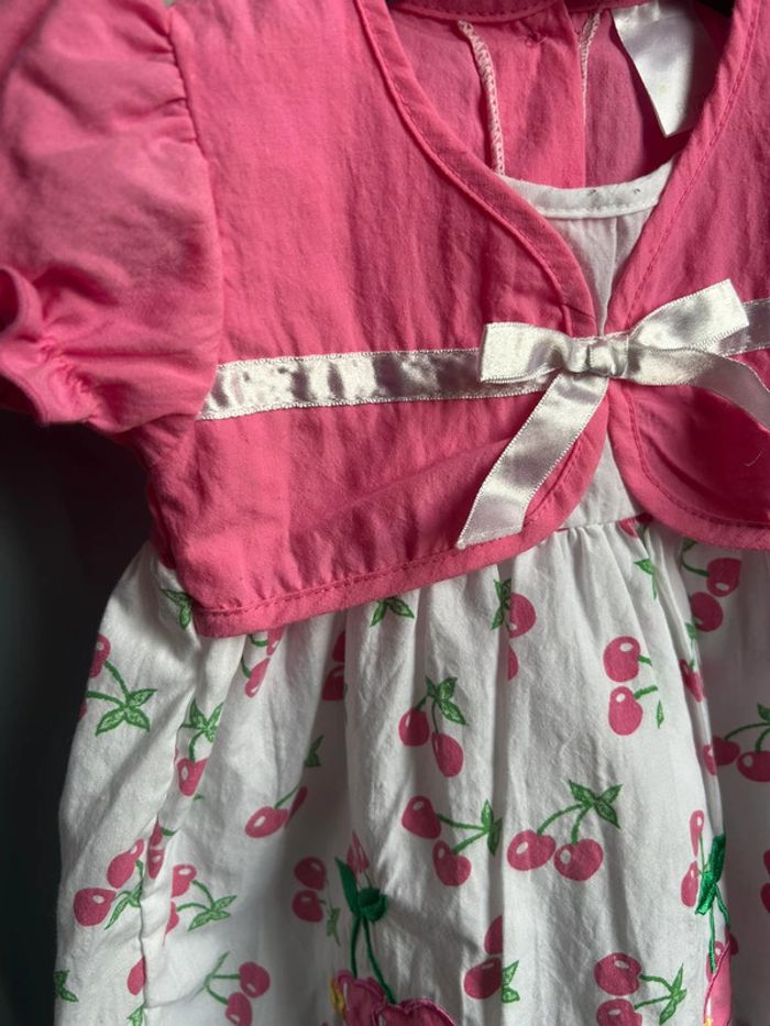 Robe manches courtes été, 6 -12 mois et bandeau - photo numéro 3