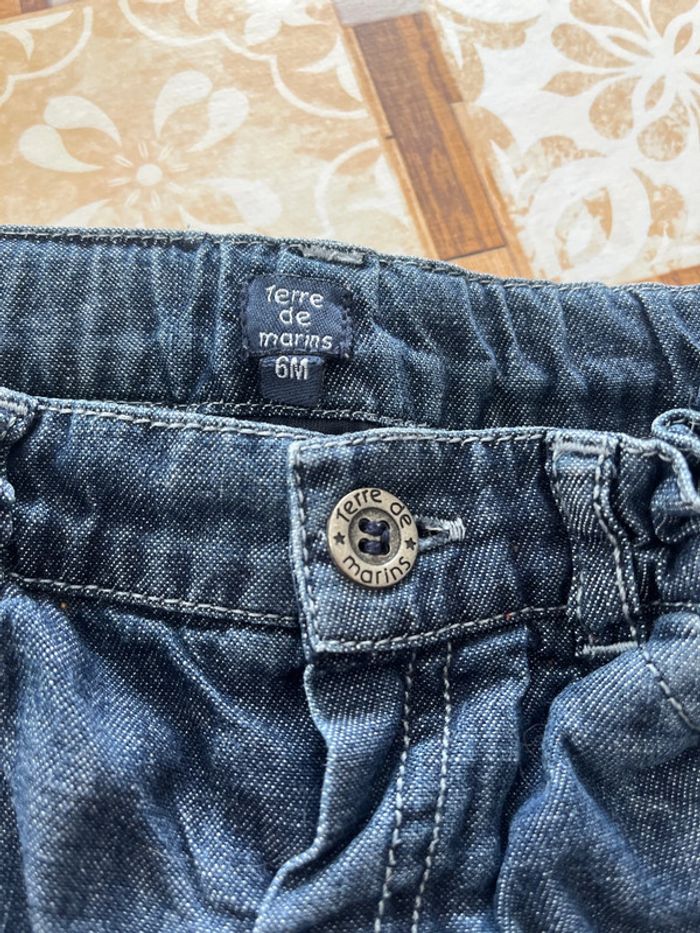 Pantalon style jean 6 mois - photo numéro 3