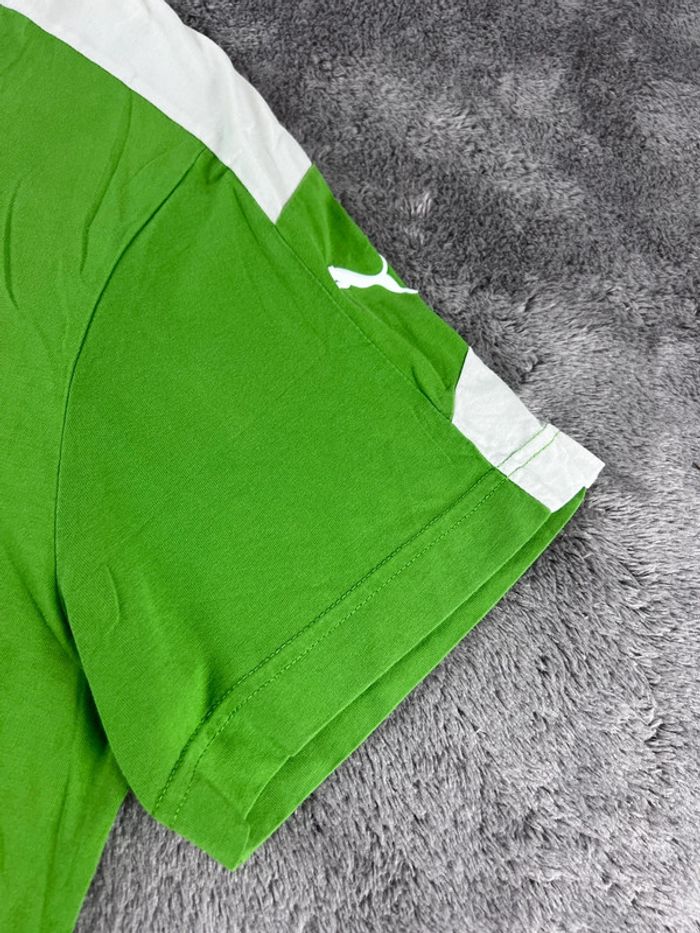 T-shirt vert clair Puma logo – Taille XXL - photo numéro 7