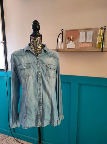 Chemise légère bleu