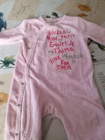 Pyjama chaud 9 mois