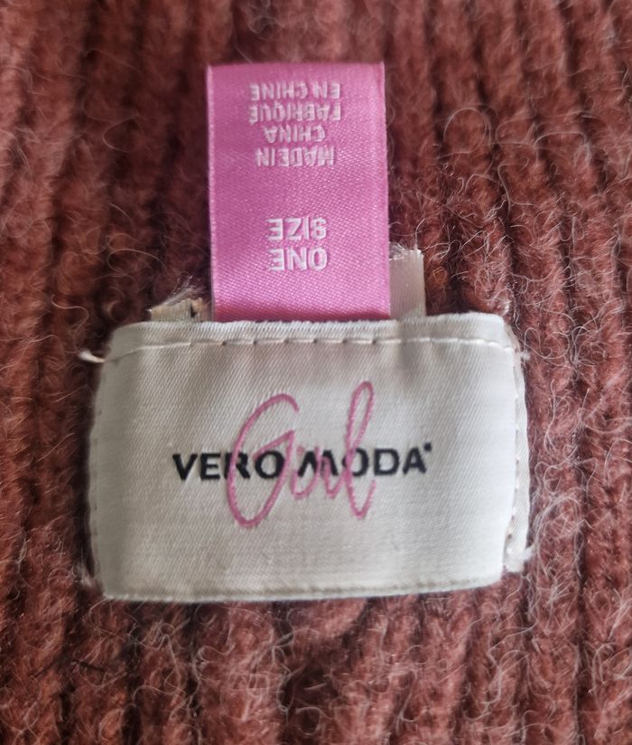 Bonnet Vero Moda – Taille unique – Rose foncé – État : Très bon - photo numéro 5