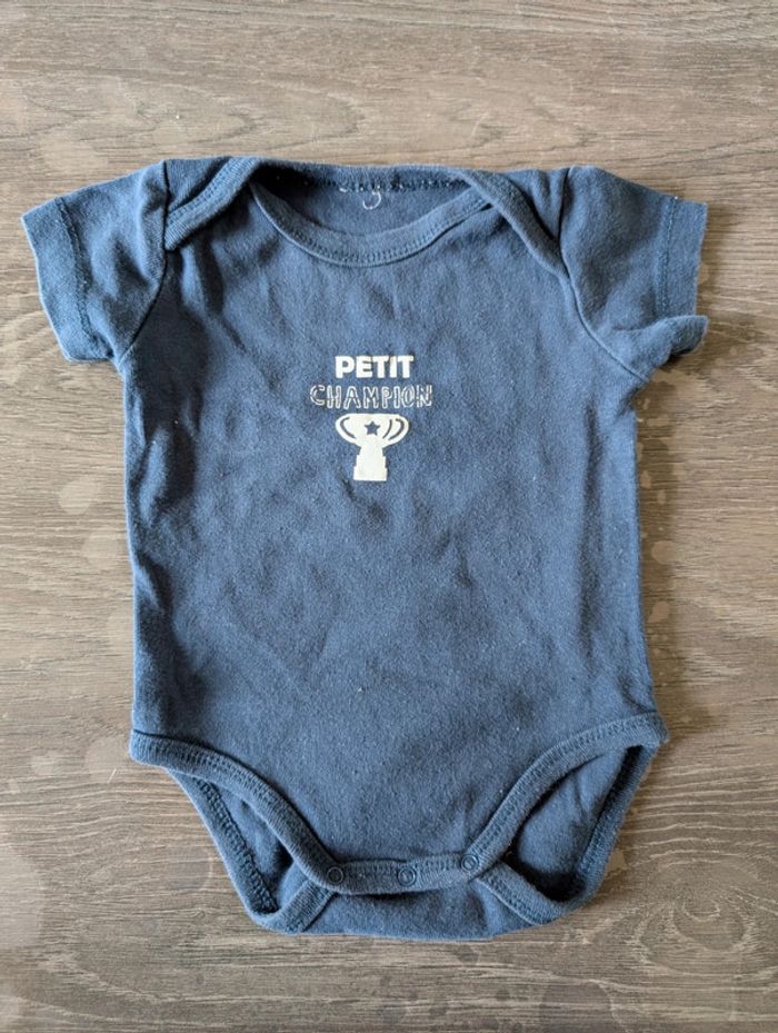 Body manches courtes petit champion