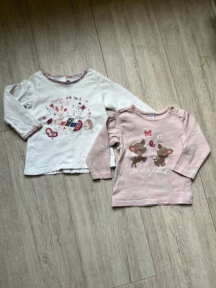 T-shirt ML 6 mois - photo numéro 1