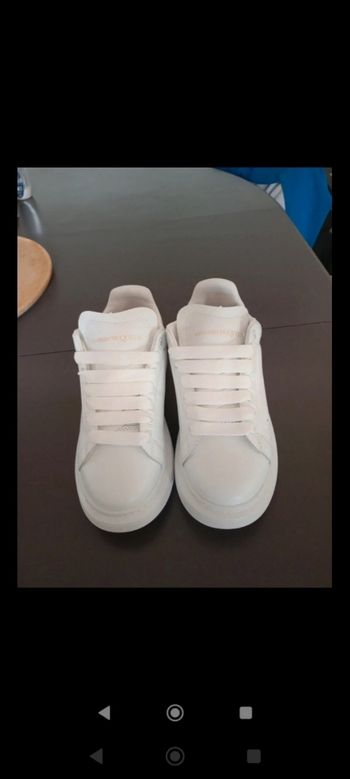 Basket Alexander McQueen blanche  taille 37