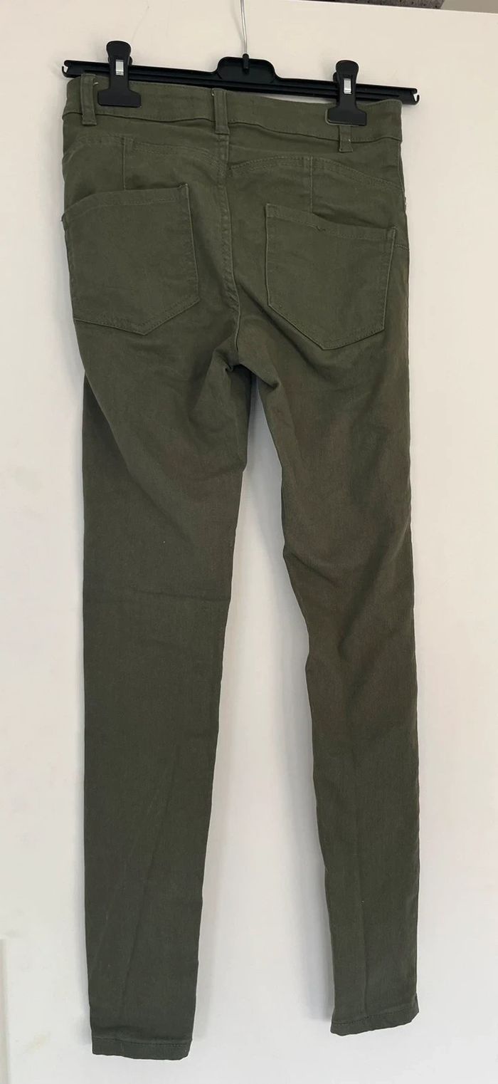 Pantalon kaki élastique - photo numéro 2