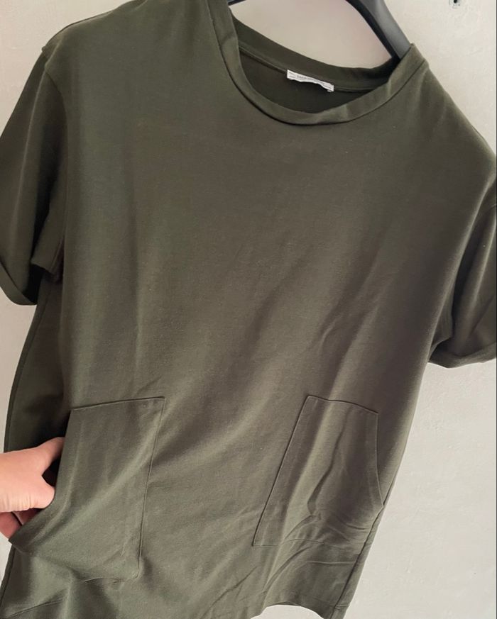 Robe Zara Vert Kaki avec poches taille M /38 Zara - photo numéro 8
