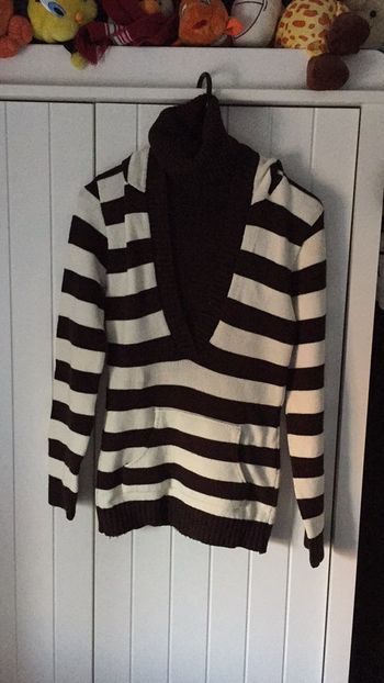 Pull col roulé