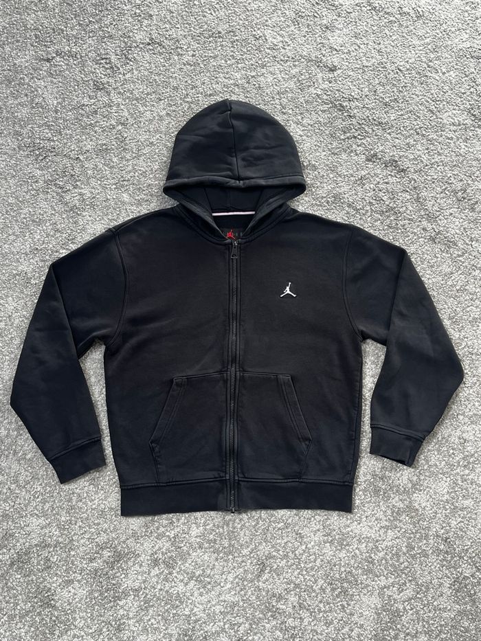 Hoodie Jordan zippé noir - photo numéro 2