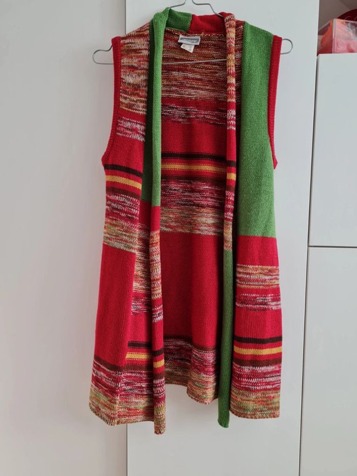 Gilet multicolore mi saison S rainbow