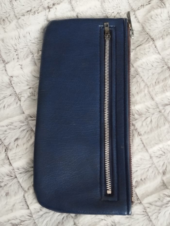 Trousse bleue vintage