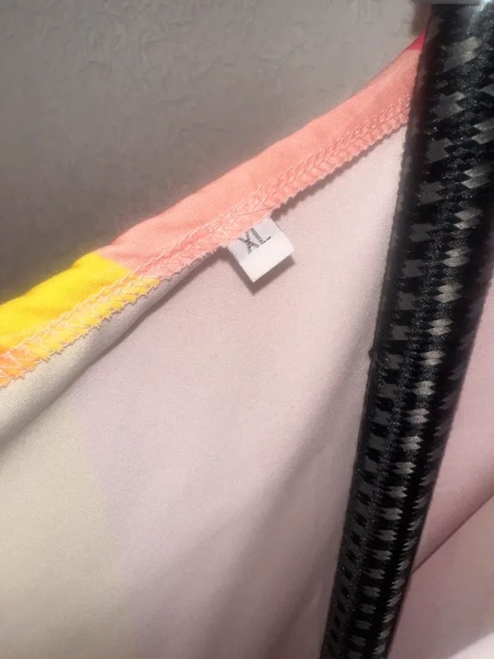 Robe fluide multicolore pastel – Taille XL – Parfaite pour l’été - photo numéro 4