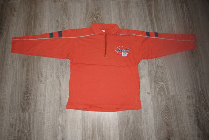POLO A MANCHES LONGUES ORANGE GARÇON - CATIMINI - 8 ANS - n°02 - photo numéro 2