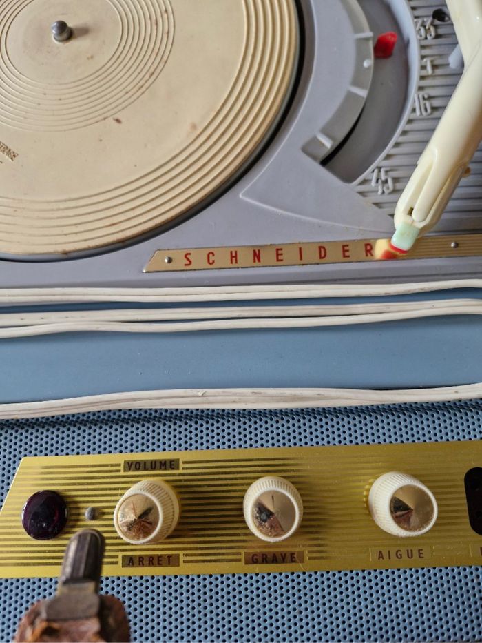 Platine vinyle 1960 Schneider Flamenco - photo numéro 4