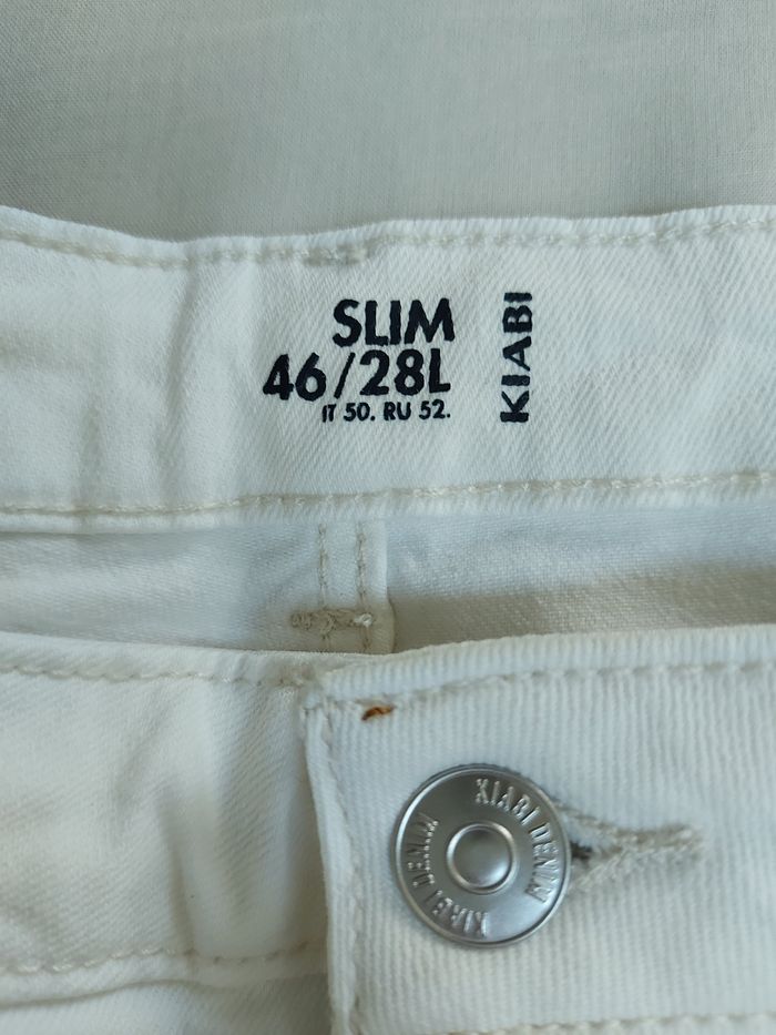 Jean slim blanc T46/28 - photo numéro 2