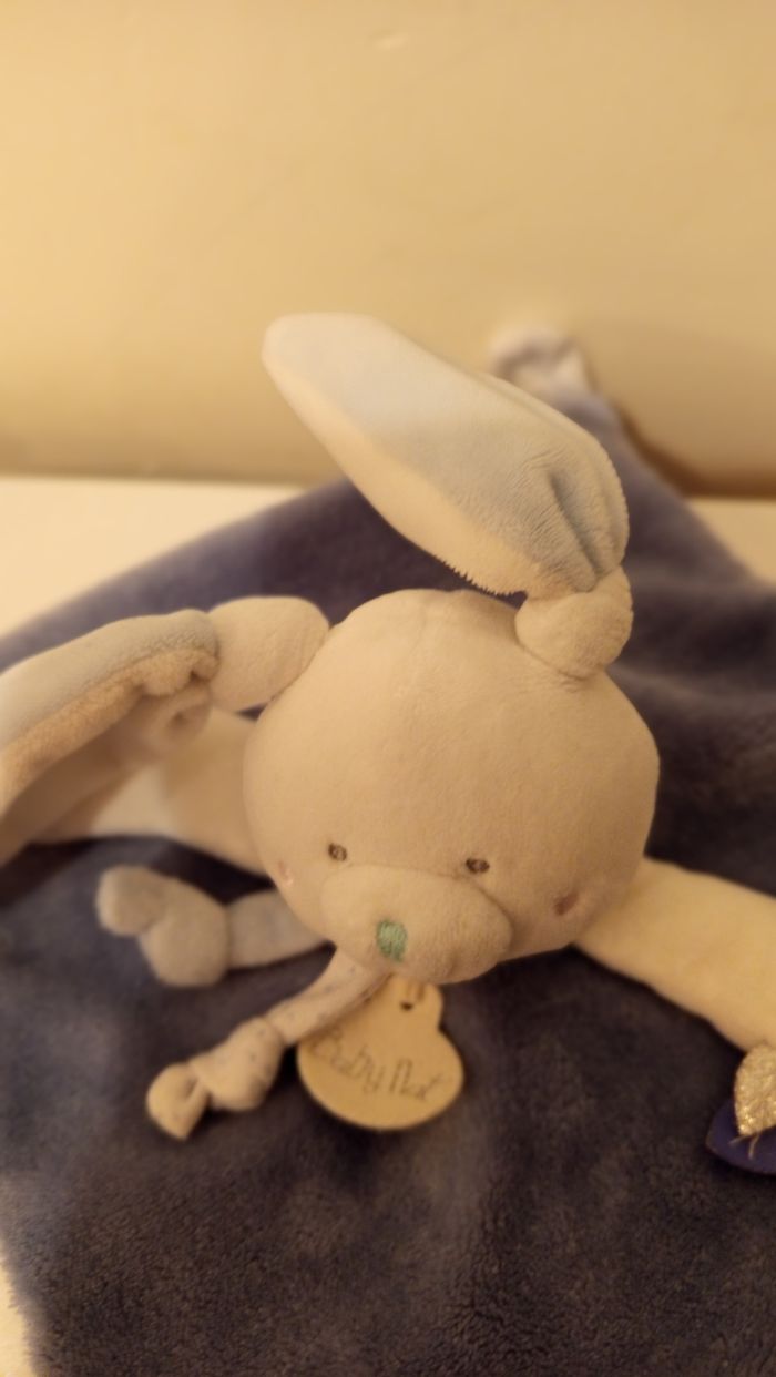 Doudou baby nat bleu - photo numéro 4